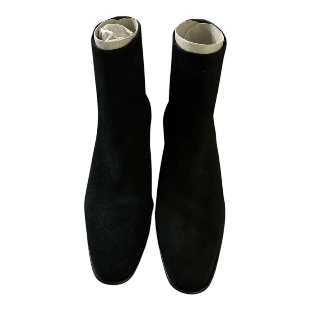 The Kooples Black Suede Chelsea Boots | Women’s EU 43 / US 12 | NIB + Dust Bag